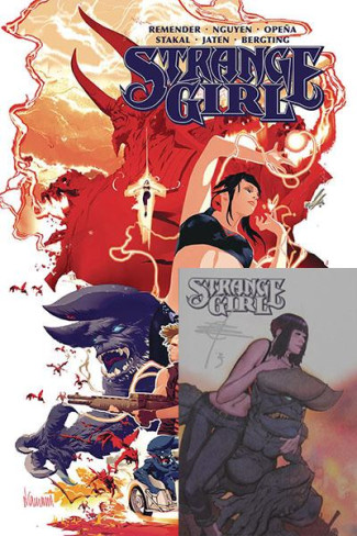 STRANGE GIRL 20TH ANNVERSARY DELUXE HARDCOVER PLUS SIGNED BOOKPLATE