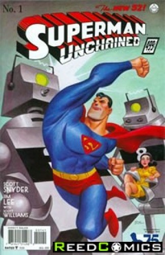 Superman Unchained #1 (75th Anniversary 1930s 1 in 100 Variant Cover)