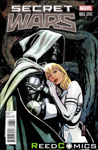 Secret Wars #3 (1 in 25 Coker Variant Cover)
