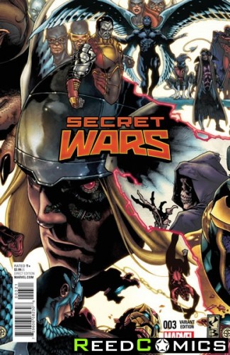 Secret Wars #3 (1 in 20 Bianchi Connecting Variant Cover)