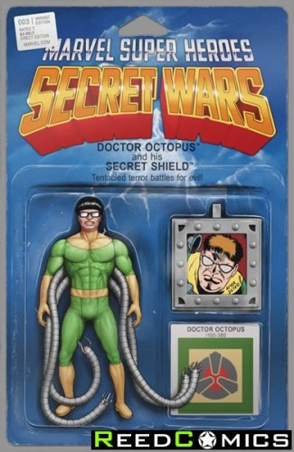 Secret Wars #3 (Christopher Action Figure Variant Cover)