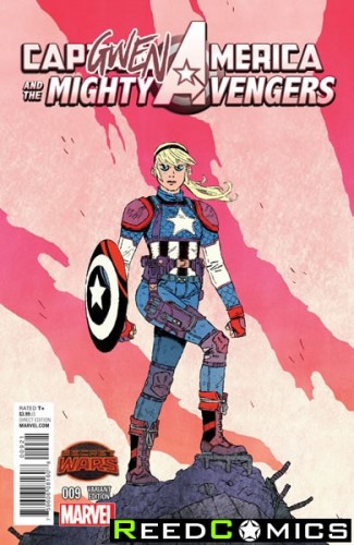 Captain America and the Mighty Avengers #9 (Capgwen America Variant Cover)
