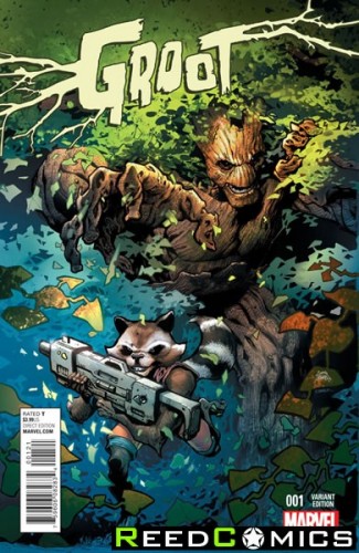 Groot #1 (1 in 25 Incentive Variant Cover)