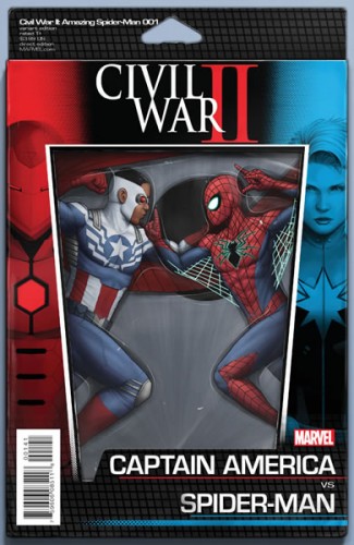 Civil War II Amazing Spider-Man #1 (Action Figure Variant Cover)