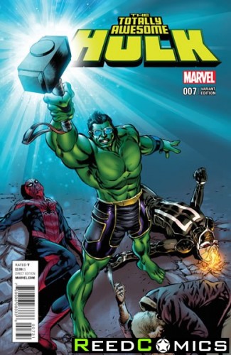 Totally Awesome Hulk #7 (Civil War Reenactment Variant Cover)