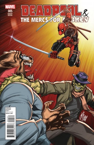 Deadpool Mercs for Money #5 (Lim Variant Cover)