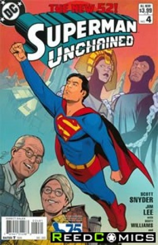 Superman Unchained #4 (75th Anniversary Modern Age 1 in 25 Variant Cover)