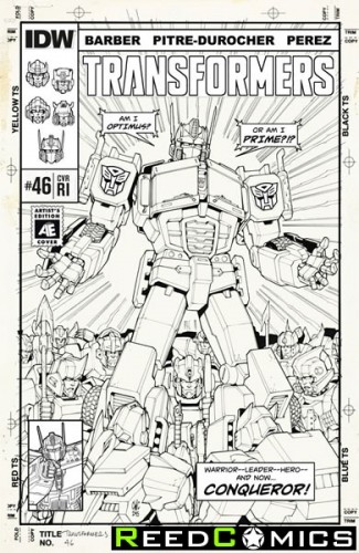 Transformers #46 (1 in 10 Incentve Variant Cover)