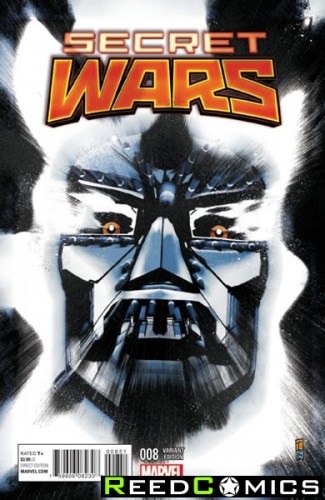 Secret Wars #8 (1 in 25 Coker Incentive Variant Cover)