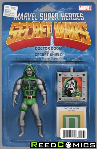 Secret Wars #8 (Christopher Action Figure Variant Cover)