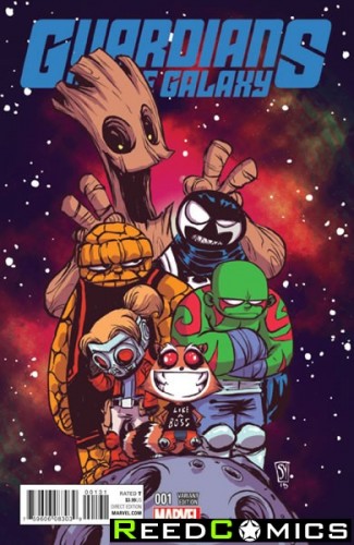 Guardians of the Galaxy Volume 4 #1 (Skottie Young Baby Variant Cover)