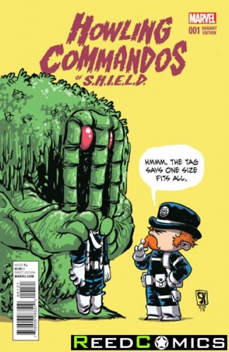 Howling Commandos of Shield#1 (Skottie Young Baby Variant Cover)