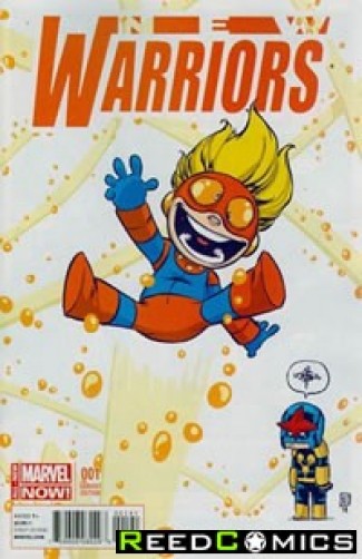 New Warriors Volume 5 #1 (Skottie Young Baby Variant Cover)