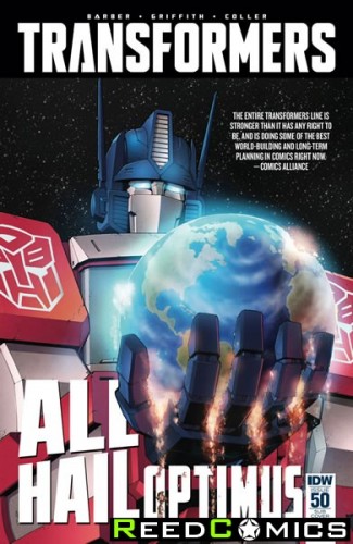 Transformers #50 (Subscription Cover C - Bumper Issue Note Price $7.99)