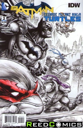 Batman Teenage Mutant Ninja Turtles #2 (2nd Print)