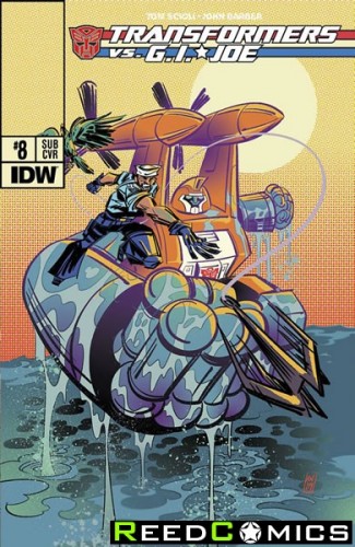 Transformers vs GI Joe #8 (Subscription Variant Cover)
