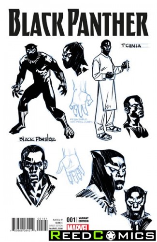 Black Panther Volume 6 #1 (1 in 20 Stelfreeze Design Incentive Variant Cover)