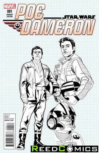 Star Wars Poe Dameron #1 (1 in 25 Noto Design Incentive Variant Cover)