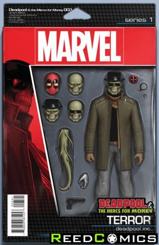 Deadpool Mercs for Money #3 (Action Figure Variant Cover)