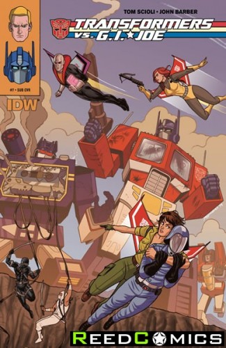 Transformers vs GI Joe #7 (Subscription Variant Cover)