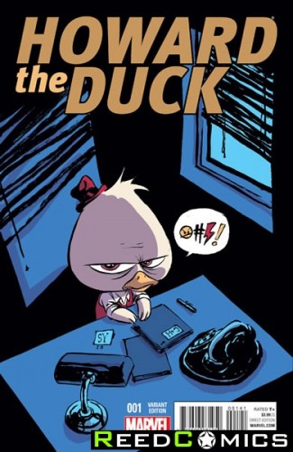 Howard the Duck Volume 4 #1 (Skottie Young Baby Variant Cover)
