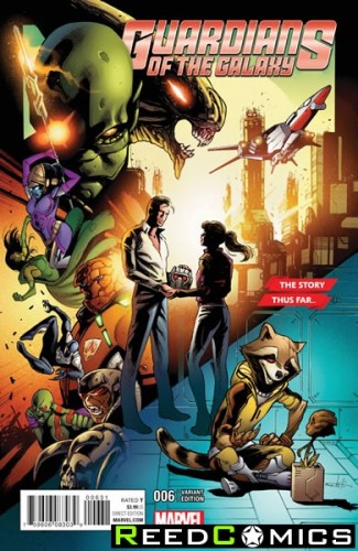 Guardians of the Galaxy Volume 4 #6 (Schiti Story Thus Far Variant Cover)