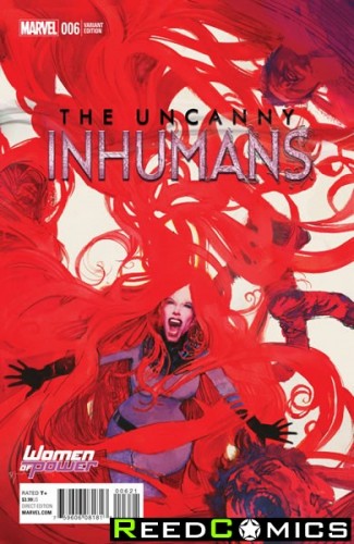 Uncanny Inhumans #6 (Sienkiewicz Women of Power Variant Cover)
