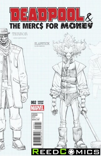 Deadpool Mercs for Money #2 (1 in 20 Hawthorn Design Incentive Variant Cover)