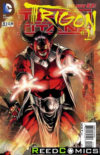 Teen Titans Volume 4 #23.1 Trigon 3D Motion Cover (1st Print)