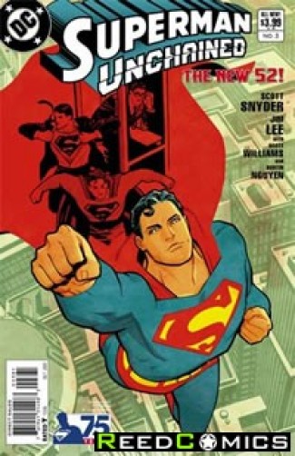 Superman Unchained #3 (75th Anniversary Modern Age 1 in 25 Variant Cover)