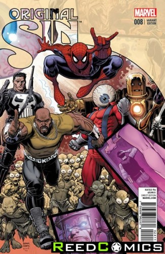 Original Sin #8 (Adams Interlocking Battle Variant)