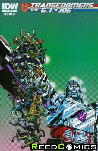 Transformers vs GI Joe #9 (1 in 10 Incentive Variant Cover)