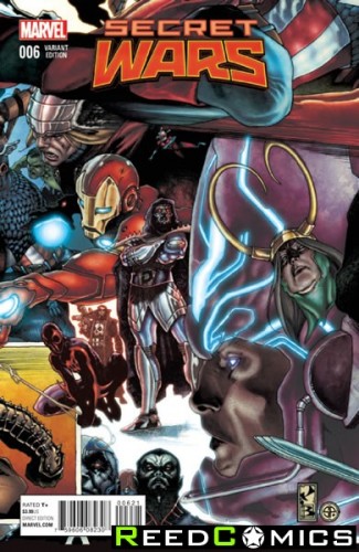 Secret Wars #6 (1 in 20 Bianchi Connecting Incentive Variant Cover)