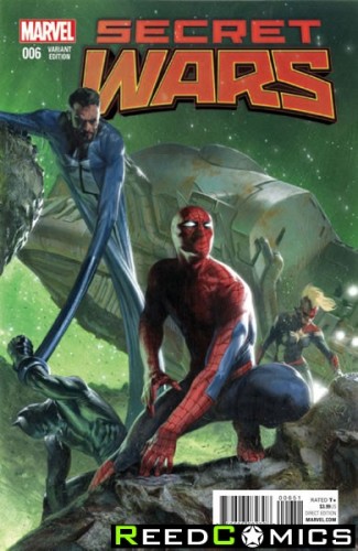 Secret Wars #6 (1 in 25 Delotto Incentive Variant Cover)
