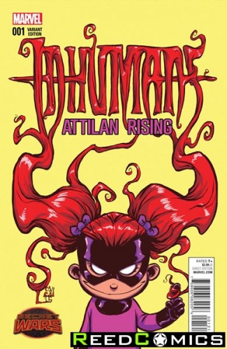 Inhumans Attilan Rising #1 (Skottie Young Baby Variant Cover)