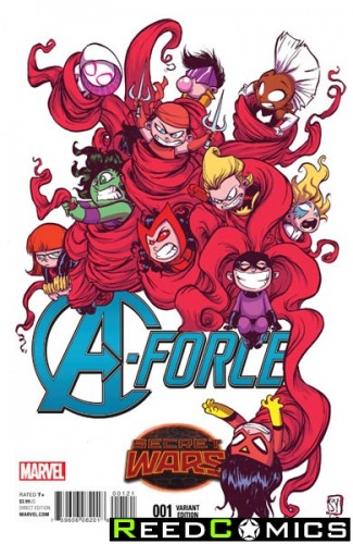 A-Force #1 (Skottie Young Baby Variant Cover)
