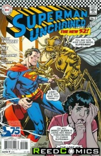 Superman Unchained #2 (75th Anniversary Silver Age 1 in 50 Variant Cover)