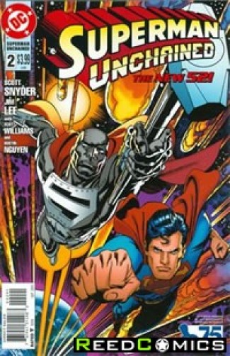 Superman Unchained #2 (75th Anniversary Superman Reborn 1 in 25 Variant Cover)