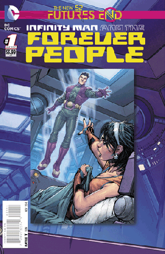 Infinity Man and the Forever People Futures End #1 (3D Motion Cover)