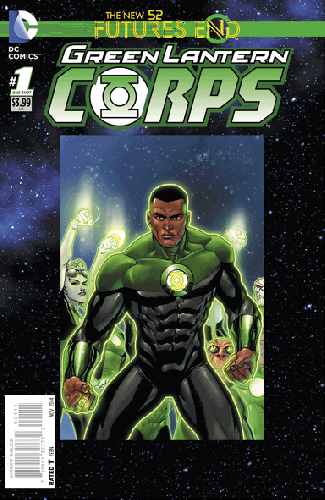 Green Lantern Corps Futures End #1 (3D Motion Cover)