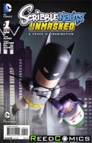 Scribblenauts Unmasked Crisis of Imagination #1 (1 in 10 Incentive Variant Cover)