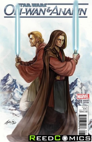 Obi-Wan and Anakin #1 (1 in 25 Oum Incentive Variant Cover)