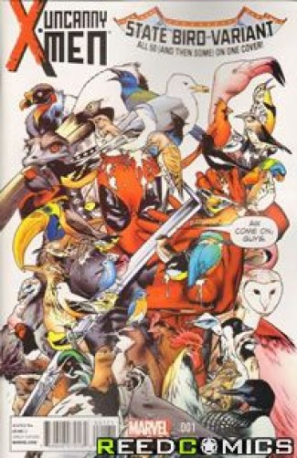 Uncanny X-Men Volume 3 #1 (Deadpool 53 State Birds Variant)