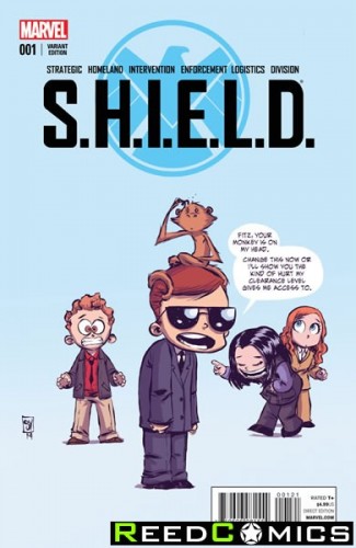 SHIELD Volume 4 #1 (Skottie Young Baby Variant Cover)