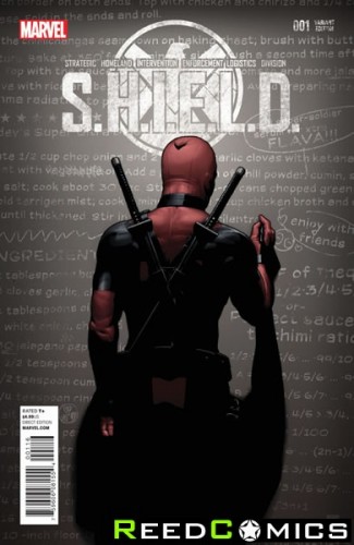 SHIELD Volume 4 #1 (Deadpool Party Variant Cover)