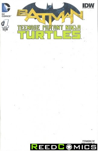 Batman Teenage Mutant Ninja Turtles #1 (Blank Variant Cover)