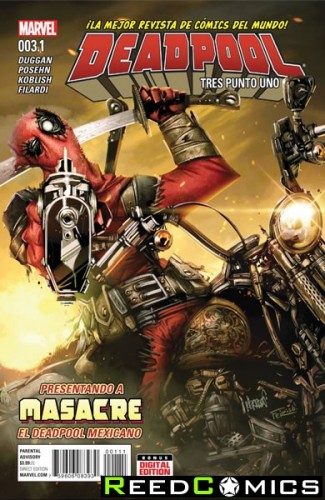 Deadpool Volume 5 #3.1 Tres Punto Uno