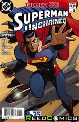 Superman Unchained #5 (75th Anniversary Modern Age 1 in 25 Variant Cover)