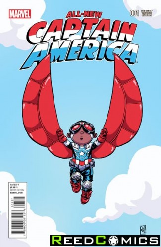 All New Captain America #1 (Skottie Young Baby Variant Cover)