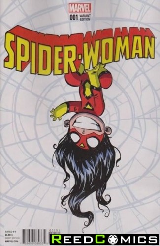 Spiderwoman Volume 5 #1 (Skottie Young Baby Variant Cover)